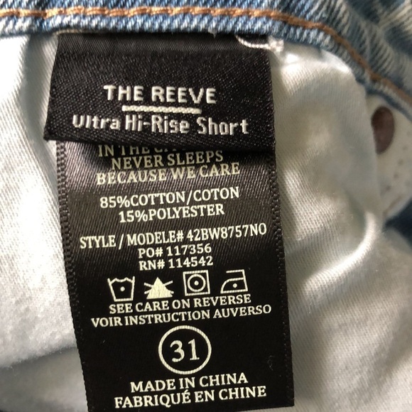 BlankNYC The Reeve  Ultra High Rise Jean Shorts Size 31 NWT - Picture 8 of 14